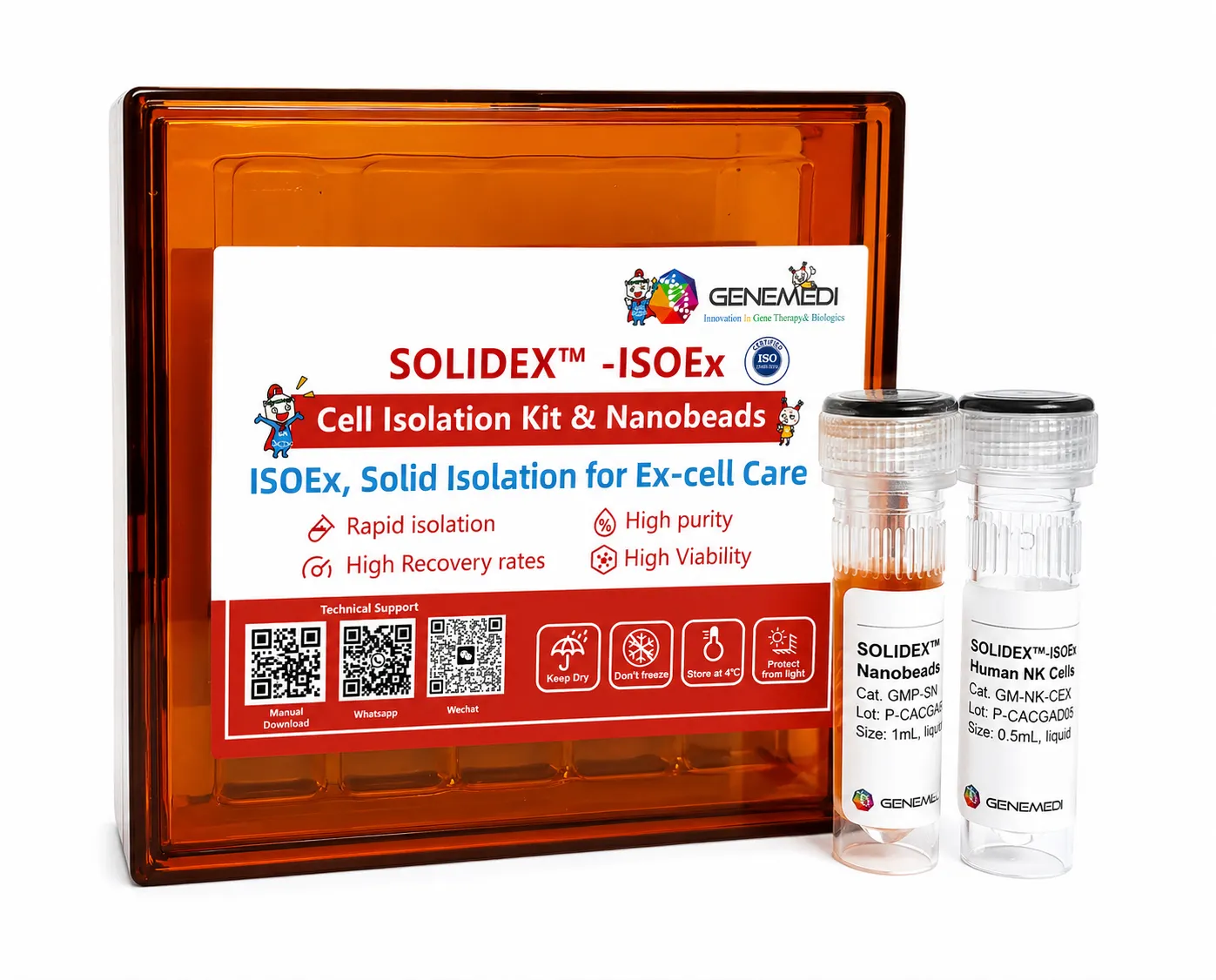 SOLIDEX®-ISOEx Human CD66b Isolation Nanobeads (Column-based)